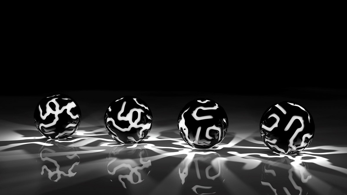 مشکی-سیاه-سیاه و سفید-گوی